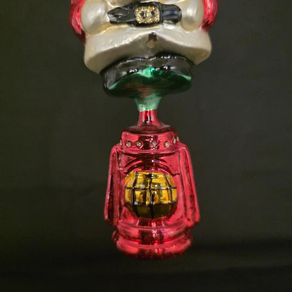Christopher Radko Hi Ho Dwarf Snow White Disney Glass Ornament Poland VTG